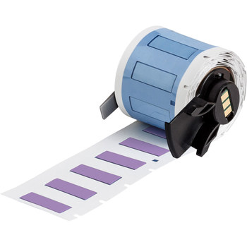 Picture of Brady PermaSleeve Violet Polyolefin Thermal Transfer M6-187-1-342-VT Heat Shrink Wire & Cable Labels (Main product image)