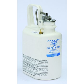Picture of Eagle White HDPE 1 gal Safety Can (Main product image)