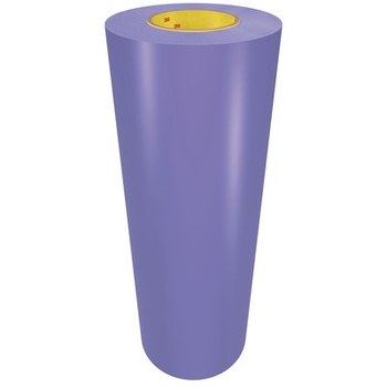 3M Cushion-Mount L1320 Yellow Flexographic Plate Mounting Tape - 24 in Width x 25 yd Length - 0.02 in Thick - Polycoated Polyester Liner - 99248