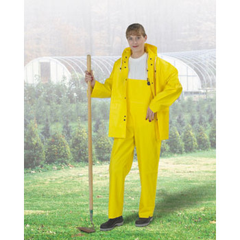 Picture of Dunlop Tuftex 78017 Yellow Small Nylon/PVC Rain Suit (Main product image)