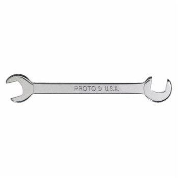 Stanley Proto Facom FM-34.12 Short Satin Angle Open-End Wrench | 12mm, 15° & 75° Angled Heads, Corrosion Resistant