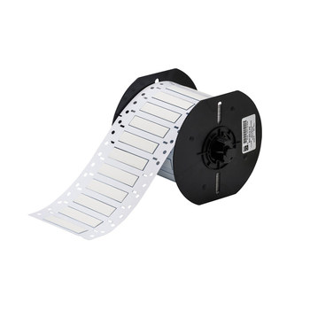 Picture of Brady Permasleeve White Heat-Shrinkable, Self-Extinguishing Polyolefin Thermal Transfer B33-250-2-342 Die-Cut Thermal Transfer Printer Sleeve (Main product image)