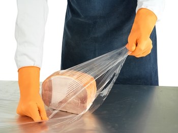 Ansell AlphaTec 87-320 Orange 6.5 Unsupported Chemical-Resistant Glove - 12 in Length - Reversed Lozenge Finish - 8.5 mil Thick - 076490-18606