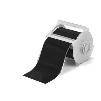 Picture of Brady Black Indoor / Outdoor Vinyl Thermal Transfer 113131 Continuous Thermal Transfer Printer Label Roll (Main product image)