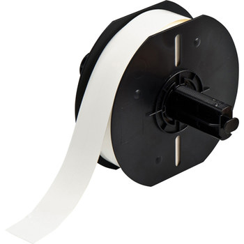 Picture of Brady White Indoor Vinyl Thermal Transfer B33C-375-498 Continuous Thermal Transfer Printer Label Roll (Main product image)
