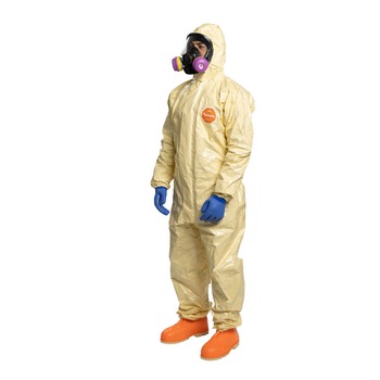 DuPont Tychem Coverall 6000 SFR FS127TLTLG000600 - Size Large - Light Tan