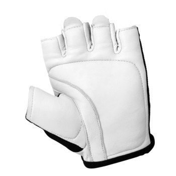 Global Glove Hot Rod AV2000 Black/White Large Goatskin Leather Mechanic's Gloves - AV2000/LG