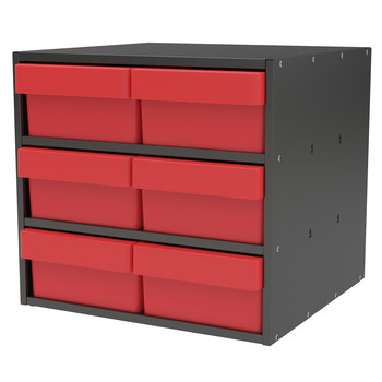 Picture of Akro-Mils AD1817C88 Akrodrawers 60 lb Charcoal Gray Powder Coated, Textured Stackable Super Modular Cabinet (Main product image)