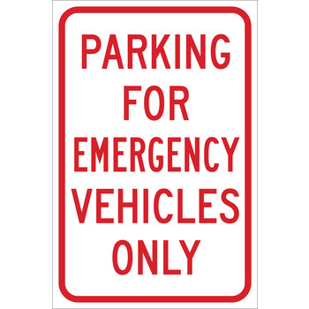 Picture of Brady B-959 Aluminum Rectangle White English Parking Restriction, Permission & Information Sign part number 115616 (Main product image)