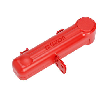 Picture of Brady Red ABS Plastic Butterfly Valve Lockout (Main product image)
