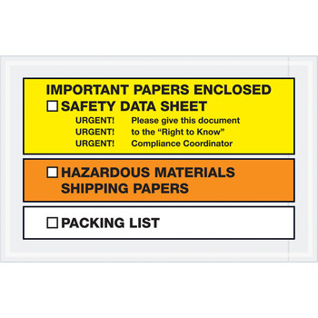 Picture of PL497 SDS Envelopes. (Main product image)