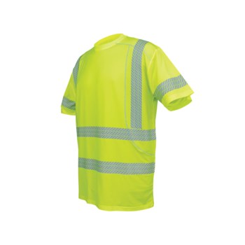 Global Glove FrogWear High-Visibility Reflective Shirt GLO-205/LG - Size Large - Lime - GLO-205 LG