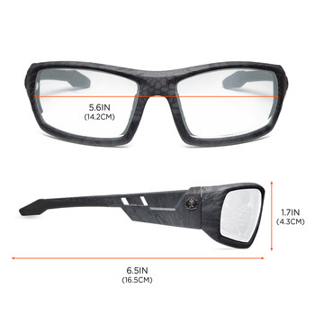 Ergodyne Skullerz Safety Glasses ODIN-AFTY 50503