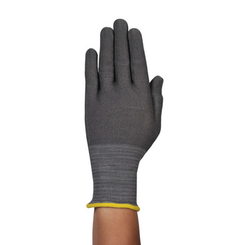 Ansell HyFlex 11580VP Grey 12 Work Gloves - Automotive, Machinery and Equipment, Metal fabrication, Aerospace, Food processing and handling Grade - A6 Cut Resistance - Uncoated - 11580VP120
