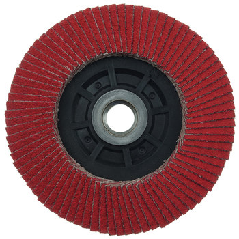 Weiler Tiger Ceramic Type 29 Flap Disc 50123 - Ceramic - 4-1/2 in - 80 - Medium