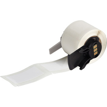 Picture of Brady Permashield White Polyester Thermal Transfer PTPSL-20-422 Die-Cut Thermal Transfer Printer Label Roll (Main product image)