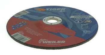 Weiler Tiger AO Depressed-Center Grinding Wheel 68370 - 7 in - Aluminum Oxide - 30 - T