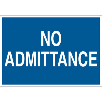 Picture of Brady B-401 High Impact Polystyrene Rectangle White English Restricted Area Sign part number 22220 (Main product image)