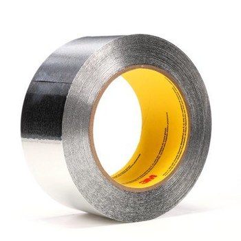 3M 34383 Silver Aluminum Tape - 2 in Width x 60 yd Length - 4.5 mil Total Thickness - 65856