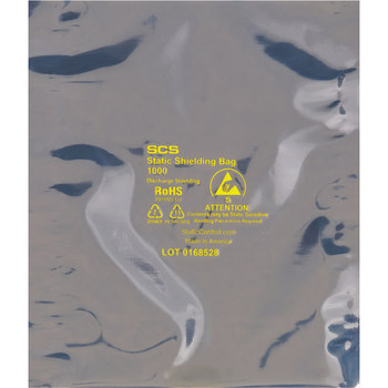 Transparent Open End Static Shielding Bag - 5 in x 10 in - 10673