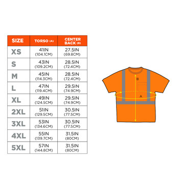 Ergodyne Glowear High Visibility Shirt 8289 21514 - Orange