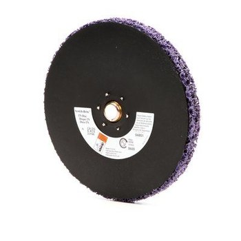 3M Scotch-Brite CX-DN Silicon Carbide Deburring Disc - Very Coarse Grade - Quick Change Attachment - 7 in Diameter - 33196
