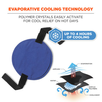 Ergodyne Chill-Its Cooling Pad 6715 12337 - Blue