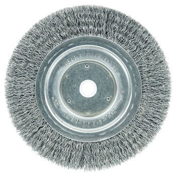 Weiler Vortec Pro 02325 Wheel Brush, 6 in Dia, Crimped Steel Bristle ...