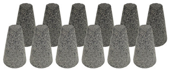 Weiler Tiger Zirc Zirconia Alumina Abrasive Cone - 2 in Length - 5/8-11 UNC Center Hole - 68365