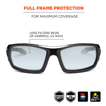 Ergodyne Skullerz Safety Glasses ODIN 50083 - Size Universal