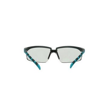 3M Solus 2000 Series Safety Glasses S2007SGAF-BGR - Scotchgard Anti-Fog Gray I/O Lens - Gray/Teal Ratcheting Temples