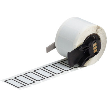 Picture of Brady MetaLabel Light Gray Polyester Thermal Transfer M6-24-428-BK Metalized Printer Labels (Main product image)