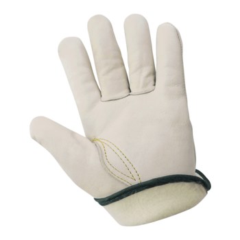 Global Glove 3200CTH Beige Large Cowhide Leather Driver's Gloves - 3200CTH-9(L)