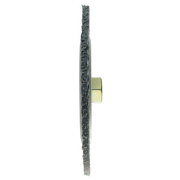 Weiler Polyflex 35600 Wheel Brush - 7 in Dia - Encapsulated Knotted Steel Bristle