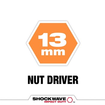 Milwaukee SHOCKWAVE Impact Duty Hex 49-66-0713 Nut Driver - 33181