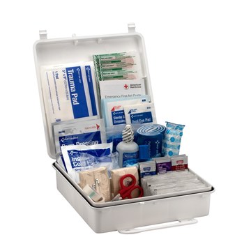 First Aid Only First Aid Kit - 3 in Width - 9.5 in Length - 6.5 in Height - Plastic Case Construction - 092265-90566