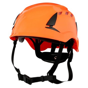 3M SecureFit Safety Helmet X5007V-ANSI Orange-Vented