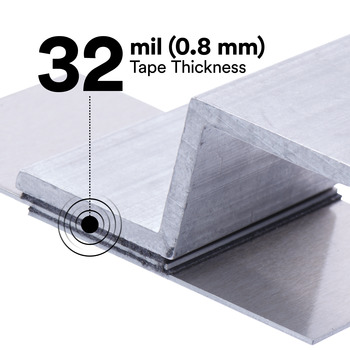3M RP+080GF Gray VHB Tape - 1/2 in Width x 36 yd Length - 32 mil Thick