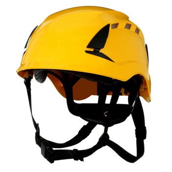 3M SecureFit Safety Helmet X5002V-ANSI Yellow-Vented