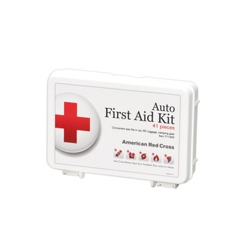 American Red Cross First Aid Kit - 6 in Length - Plastic Case Construction - 092265-71320