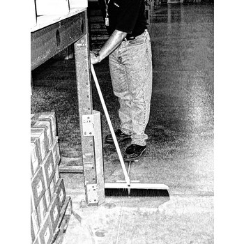 Weiler Perma-Sweep 421 Push Broom Head - 18 in - Polystyrene - Green - 42163