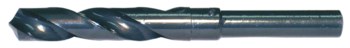 Cle-Force 1680 19/32 in Reduced Shank Drill - Radial 118° Point - 3.125 in Spiral Flute - Right Hand Cut - 6 in Overall Length - High-Speed Steel - 0.5 in Shank - C68637