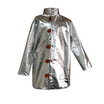 Picture of Chicago Protective Apparel XL Aluminized Carbon Fleece Heat-Resistant Coat (Main product image)