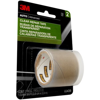 3M Scotch 845 845-150 Clear Book Tape, 1 1/2 in Width x 15 yd Length