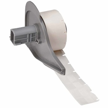 Picture of Brady M710 White, Clear Vinyl Thermal Transfer M7-11-417 Self-Laminating Wire & Cable Labels (Main product image)