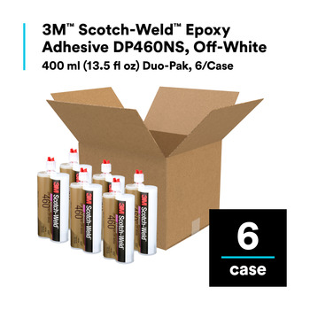 3M Scotch-Weld 7100076677 Off-white Two-Part Epoxy Adhesive - Base & Accelerator (B/A) - 400 ml Dual Cartridge - 43672