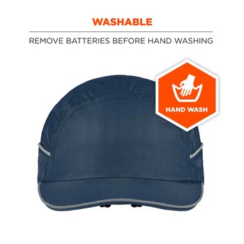 Ergodyne Skullerz LED Bump Cap 8965 23338 - Navy