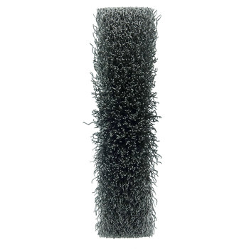 Weiler 03160 Wheel Brush - 8 in Dia - Crimped Steel Bristle