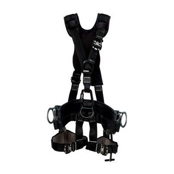 Picture of DBI-SALA ExoFit NEX Lineman Black Large Vest-Style Shoulder, Back, Leg Padding Body Harness (Main product image)