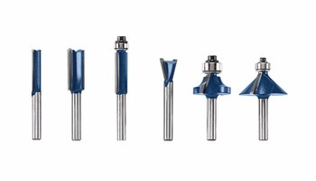 Picture of Bosch Carbide Tipped Router Bit Set RBS006 (Main product image)